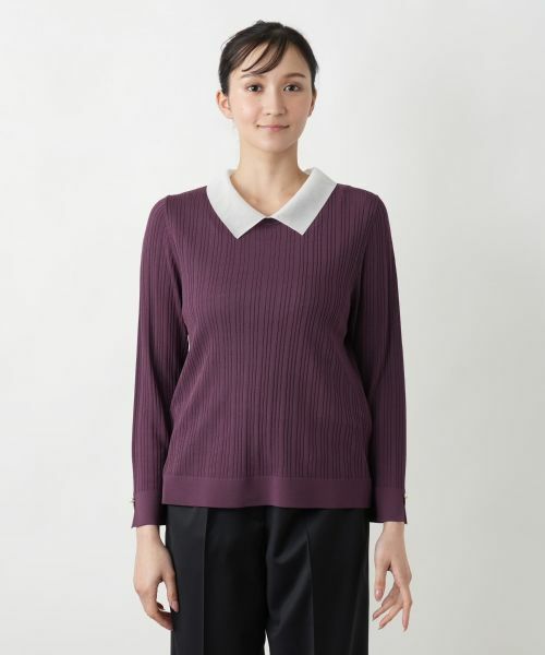 Leilian PLUS HOUSE / レリアンプラスハウス ニット・セーター | 【店舗人気】クラシカルカラーニット | 詳細10