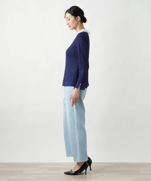 Leilian PLUS HOUSE / レリアンプラスハウス ニット・セーター | 【店舗人気】クラシカルカラーニット | 詳細2