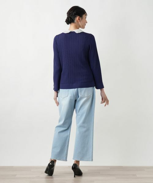 Leilian PLUS HOUSE / レリアンプラスハウス ニット・セーター | 【店舗人気】クラシカルカラーニット | 詳細3