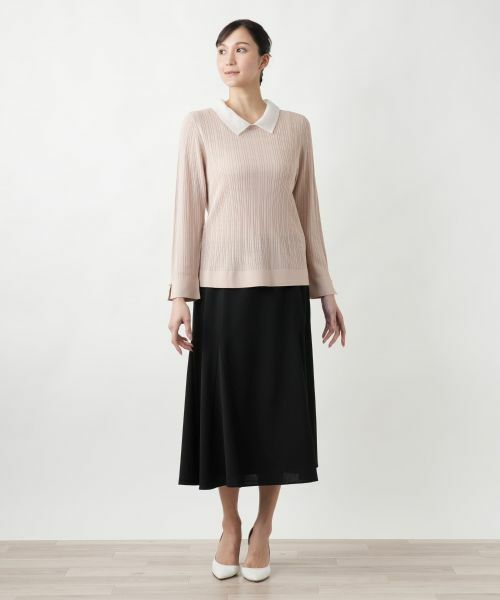 Leilian PLUS HOUSE / レリアンプラスハウス ニット・セーター | 【店舗人気】クラシカルカラーニット | 詳細4