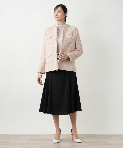 Leilian PLUS HOUSE / レリアンプラスハウス テーラードジャケット | 【店舗人気】フリンジジャケット | 詳細1