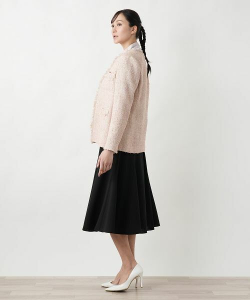 Leilian PLUS HOUSE / レリアンプラスハウス テーラードジャケット | 【店舗人気】フリンジジャケット | 詳細2