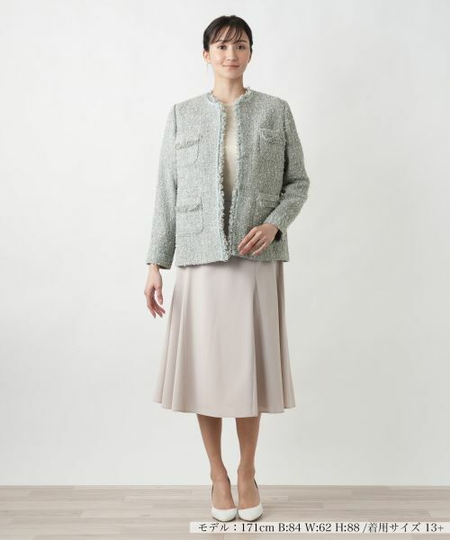 Leilian PLUS HOUSE / レリアンプラスハウス テーラードジャケット | 【店舗人気】フリンジジャケット | 詳細7