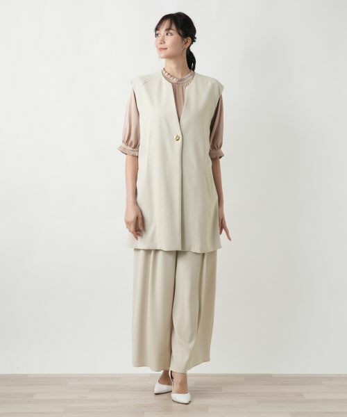 Leilian PLUS HOUSE / レリアンプラスハウス テーラードジャケット | 【店舗人気】ロングジレ | 詳細1