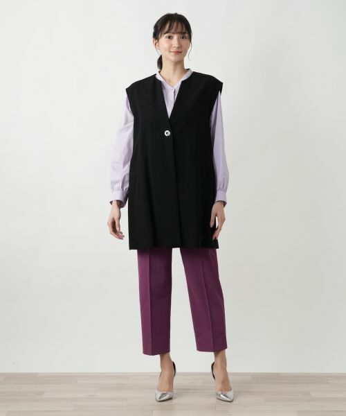 Leilian PLUS HOUSE / レリアンプラスハウス テーラードジャケット | 【店舗人気】ロングジレ | 詳細5