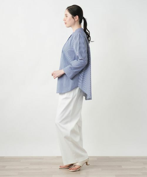 Leilian PLUS HOUSE / レリアンプラスハウス シャツ・ブラウス | 【店舗人気】切替チュニックブラウス【プラス企画】 | 詳細2