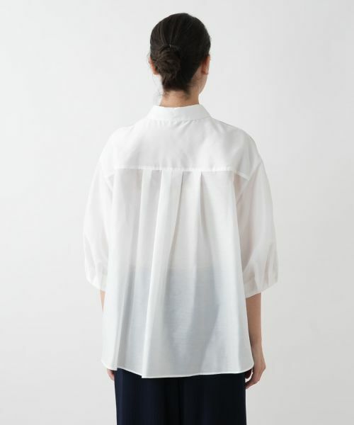 Leilian PLUS HOUSE / レリアンプラスハウス シャツ・ブラウス | バルーンスリーブブラウス【NEMIKA】 | 詳細12