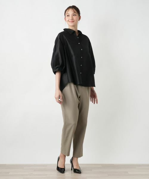 Leilian PLUS HOUSE / レリアンプラスハウス シャツ・ブラウス | バルーンスリーブブラウス【NEMIKA】 | 詳細4