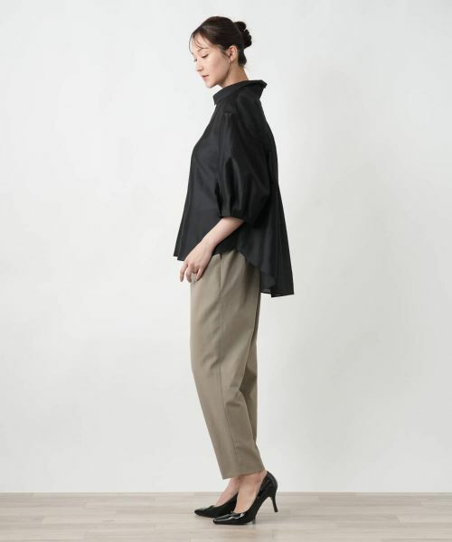 Leilian PLUS HOUSE / レリアンプラスハウス シャツ・ブラウス | バルーンスリーブブラウス【NEMIKA】 | 詳細5