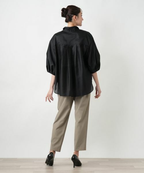 Leilian PLUS HOUSE / レリアンプラスハウス シャツ・ブラウス | バルーンスリーブブラウス【NEMIKA】 | 詳細6