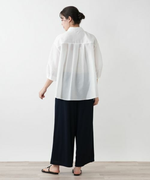 Leilian PLUS HOUSE / レリアンプラスハウス シャツ・ブラウス | バルーンスリーブブラウス【NEMIKA】 | 詳細9