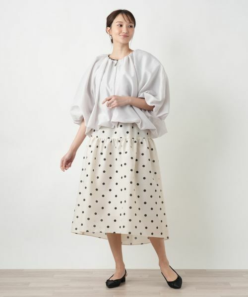 Leilian PLUS HOUSE / レリアンプラスハウス テーラードジャケット | 【店舗人気】ギャザージップブルゾン【NEMIKA】 | 詳細16