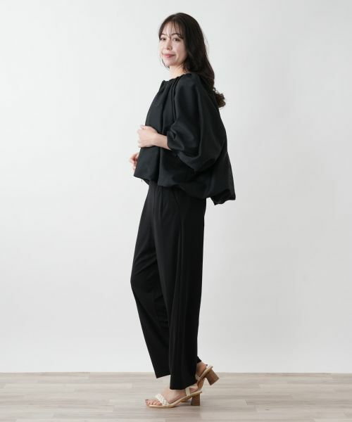 Leilian PLUS HOUSE / レリアンプラスハウス テーラードジャケット | 【店舗人気】ギャザージップブルゾン【NEMIKA】 | 詳細2