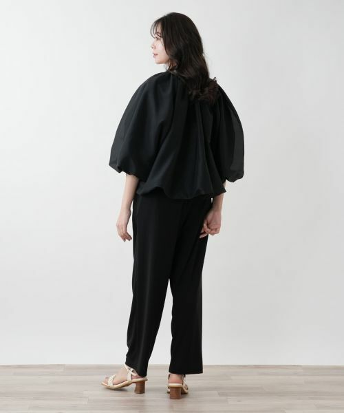 Leilian PLUS HOUSE / レリアンプラスハウス テーラードジャケット | 【店舗人気】ギャザージップブルゾン【NEMIKA】 | 詳細3