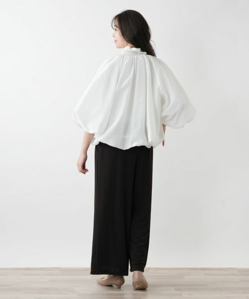 Leilian PLUS HOUSE / レリアンプラスハウス テーラードジャケット | 【店舗人気】ギャザージップブルゾン【NEMIKA】 | 詳細6