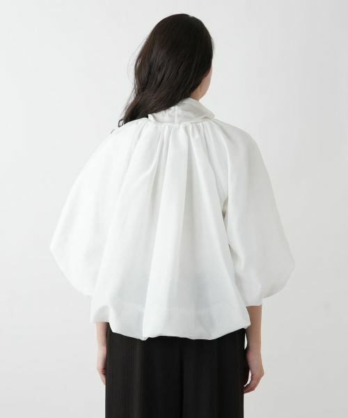 Leilian PLUS HOUSE / レリアンプラスハウス テーラードジャケット | 【店舗人気】ギャザージップブルゾン【NEMIKA】 | 詳細9