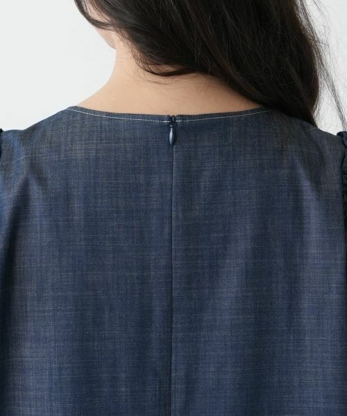 Leilian PLUS HOUSE / レリアンプラスハウス ドレス | フリルスリーブワンピース【NEMIKA】 | 詳細11