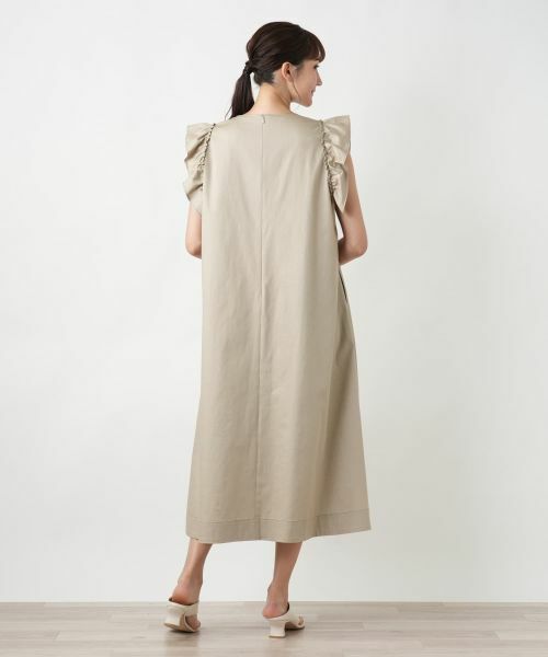 Leilian PLUS HOUSE / レリアンプラスハウス ドレス | フリルスリーブワンピース【NEMIKA】 | 詳細18