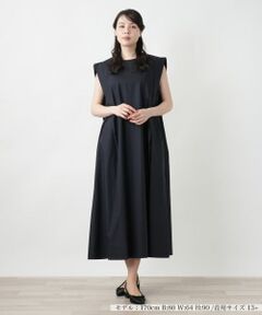 Leilian PLUS HOUSE / レリアンプラスハウス ドレス | ボックスシルエットワンピース【NEMIKA】