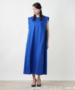 Leilian PLUS HOUSE / レリアンプラスハウス ドレス | ボックスシルエットワンピース【NEMIKA】