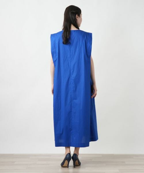 Leilian PLUS HOUSE / レリアンプラスハウス ドレス | ボックスシルエットワンピース【NEMIKA】 | 詳細9