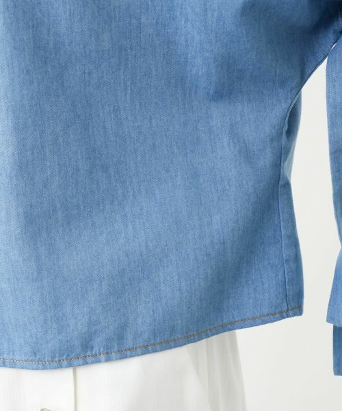 Leilian PLUS HOUSE / レリアンプラスハウス シャツ・ブラウス | 【店舗人気】スリーブリボンシャツ【NEMIKA】 | 詳細13