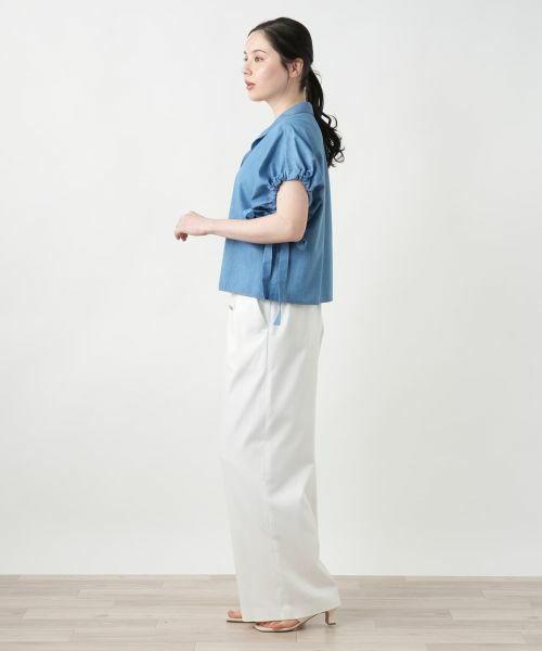 Leilian PLUS HOUSE / レリアンプラスハウス シャツ・ブラウス | 【店舗人気】スリーブリボンシャツ【NEMIKA】 | 詳細2