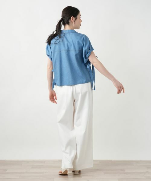 Leilian PLUS HOUSE / レリアンプラスハウス シャツ・ブラウス | 【店舗人気】スリーブリボンシャツ【NEMIKA】 | 詳細3