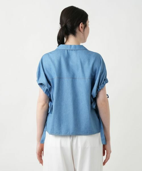 Leilian PLUS HOUSE / レリアンプラスハウス シャツ・ブラウス | 【店舗人気】スリーブリボンシャツ【NEMIKA】 | 詳細7