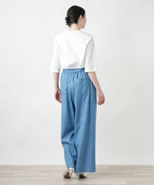 Leilian PLUS HOUSE / レリアンプラスハウス その他パンツ | 【店舗人気】タックワイドパンツ【NEMIKA】 | 詳細3