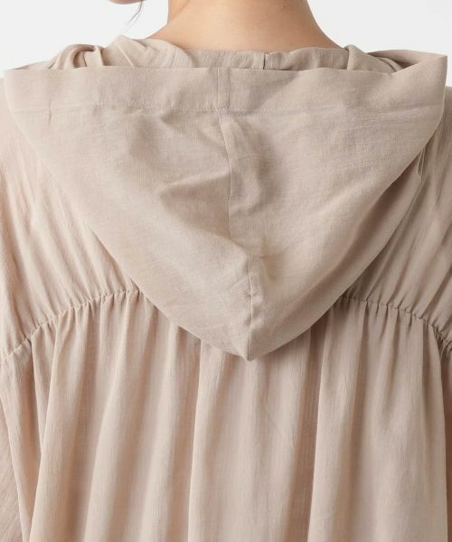 Leilian PLUS HOUSE / レリアンプラスハウス テーラードジャケット | 【店舗人気】ギャザーフーディショートブルゾン【NEMIKA】 | 詳細15