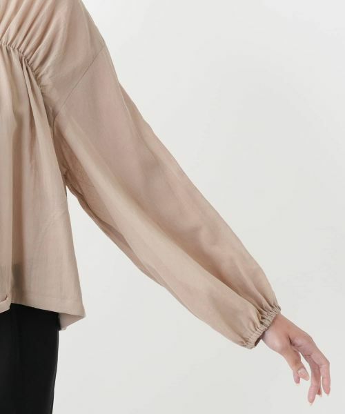 Leilian PLUS HOUSE / レリアンプラスハウス テーラードジャケット | 【店舗人気】ギャザーフーディショートブルゾン【NEMIKA】 | 詳細16