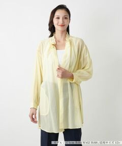 Leilian PLUS HOUSE / レリアンプラスハウス その他アウター | フリルネックシアージャケット【NEMIKA】