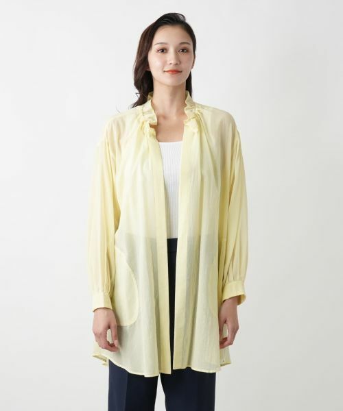 Leilian PLUS HOUSE / レリアンプラスハウス その他アウター | フリルネックシアージャケット【NEMIKA】 | 詳細10