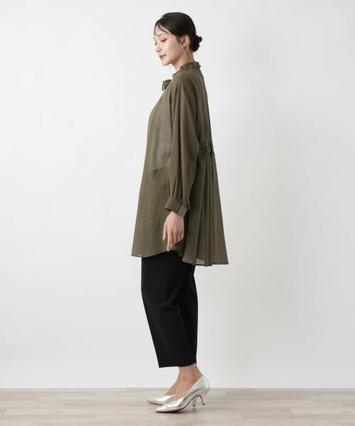 Leilian PLUS HOUSE / レリアンプラスハウス その他アウター | フリルネックシアージャケット【NEMIKA】 | 詳細2