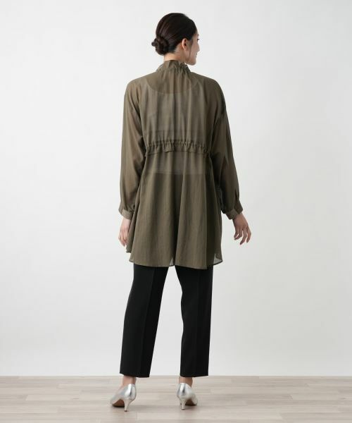 Leilian PLUS HOUSE / レリアンプラスハウス その他アウター | フリルネックシアージャケット【NEMIKA】 | 詳細3