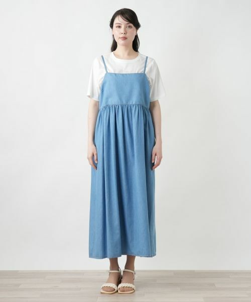 Leilian PLUS HOUSE / レリアンプラスハウス ロング・マキシ丈ワンピース | 【店舗人気】キャミソールワンピース【NEMIKA】 | 詳細4