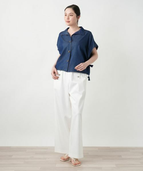 Leilian PLUS HOUSE / レリアンプラスハウス シャツ・ブラウス | スリーブリボンシャツ【NEMIKA】 | 詳細4