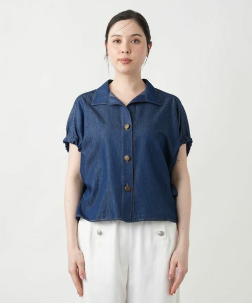 Leilian PLUS HOUSE / レリアンプラスハウス シャツ・ブラウス | スリーブリボンシャツ【NEMIKA】 | 詳細5