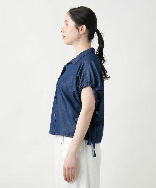 Leilian PLUS HOUSE / レリアンプラスハウス シャツ・ブラウス | スリーブリボンシャツ【NEMIKA】 | 詳細6