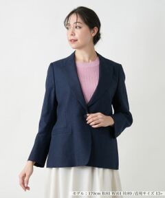 Leilian PLUS HOUSE / レリアンプラスハウス テーラードジャケット | 【店舗人気】ブレザー【MANZONI24】【LORO PIANA】