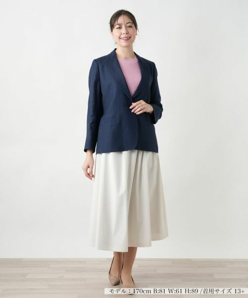 Leilian PLUS HOUSE / レリアンプラスハウス テーラードジャケット | 【店舗人気】ブレザー【MANZONI24】【LORO PIANA】 | 詳細4