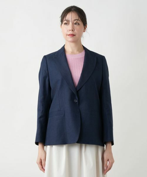 Leilian PLUS HOUSE / レリアンプラスハウス テーラードジャケット | 【店舗人気】ブレザー【MANZONI24】【LORO PIANA】 | 詳細7
