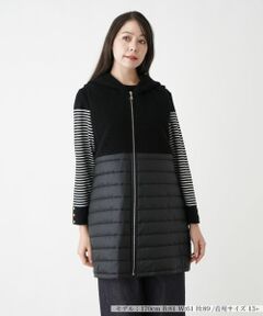 Leilian PLUS HOUSE / レリアンプラスハウス テーラードジャケット | 異素材切替ベスト【NEMIKA】