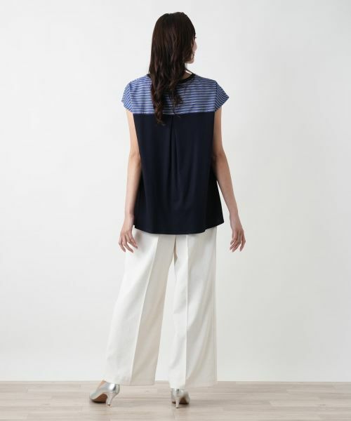 Leilian PLUS HOUSE / レリアンプラスハウス その他パンツ | 【店舗人気】センタープレスワイドパンツ | 詳細3