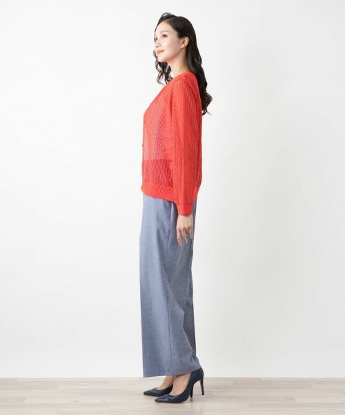 Leilian PLUS HOUSE / レリアンプラスハウス その他パンツ | 【店舗人気】センタープレスワイドパンツ | 詳細5