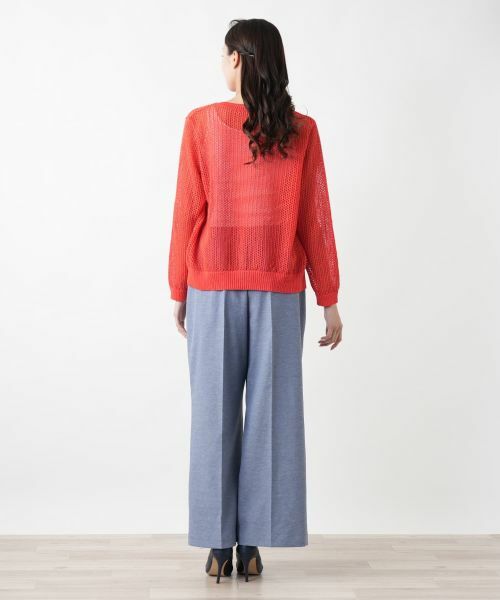 Leilian PLUS HOUSE / レリアンプラスハウス その他パンツ | 【店舗人気】センタープレスワイドパンツ | 詳細6