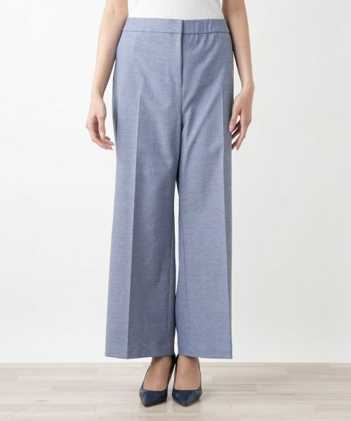 Leilian PLUS HOUSE / レリアンプラスハウス その他パンツ | 【店舗人気】センタープレスワイドパンツ | 詳細7
