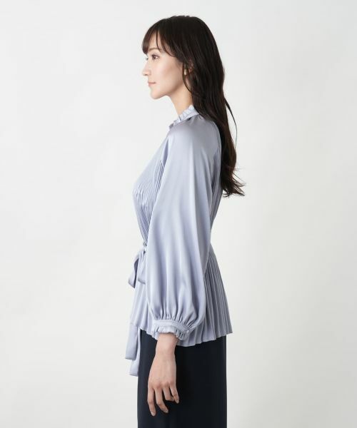 Leilian PLUS HOUSE / レリアンプラスハウス シャツ・ブラウス | 【店舗人気】プリーツブラウス【BOURGE】 | 詳細12