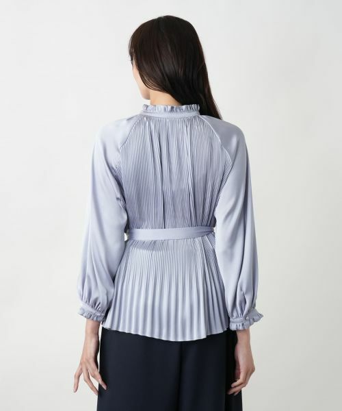 Leilian PLUS HOUSE / レリアンプラスハウス シャツ・ブラウス | 【店舗人気】プリーツブラウス【BOURGE】 | 詳細13